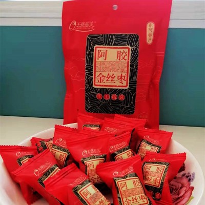 源头东阿厂家阿胶金丝枣每袋100克阿胶枣煲汤即食一件代发图2