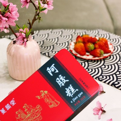 润康阿胶生产阿胶糕即食阿胶糕礼盒装阿胶黑芝麻丸工厂正品伴手礼图4