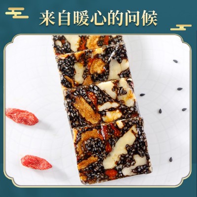 润康阿胶生产阿胶糕即食阿胶糕礼盒装阿胶黑芝麻丸工厂正品伴手礼图3