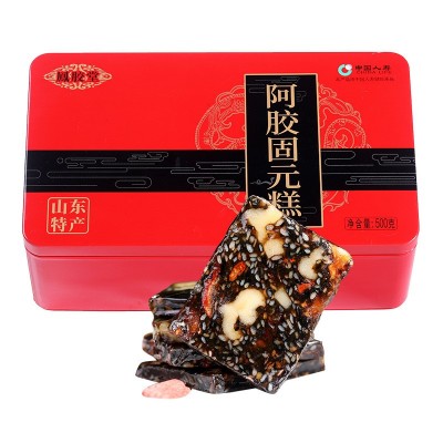 东阿特产阿胶固元糕即食500g鳯胶堂山东枸杞核桃阿胶糕厂家批发