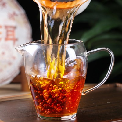 批发 普洱茶 老普洱 勐海干仓七子饼 357g熟茶图3