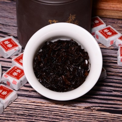 批发金典枣香小方砖500g陈年普洱茶熟茶迷你小沱茶云南勐海老熟普图3