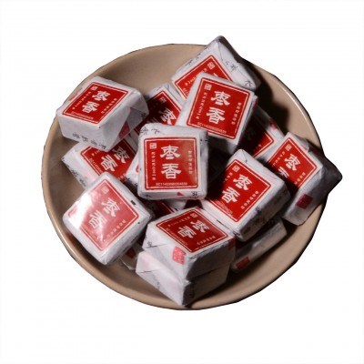 批发金典枣香小方砖500g陈年普洱茶熟茶迷你小沱茶云南勐海老熟普图4