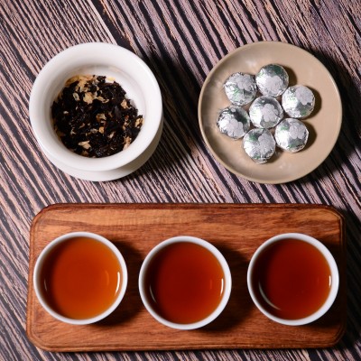 云南小沱茶茉莉花迷你小沱茶普洱浓香型茶叶陈年云南熟普茶共500g图4