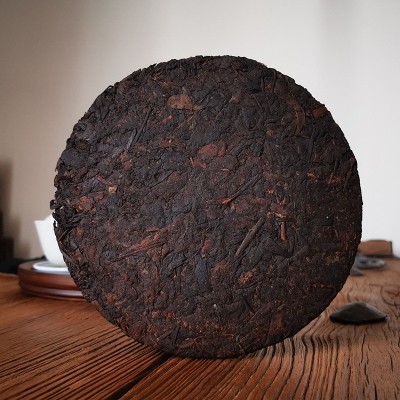 批发云南茶叶普洱茶勐海熟茶饼老普洱七子饼茶金芽饼357g 普洱茶图3