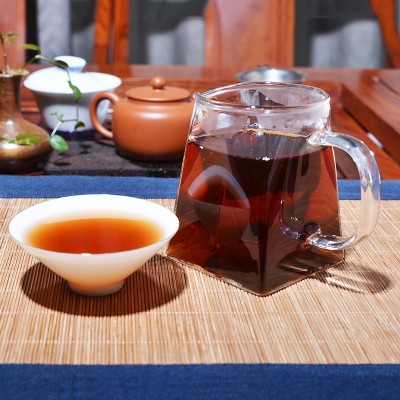 延初茶业 云南普洱 老普洱 陈香砖 茶 250克砖茶 厂家 直接发货图4