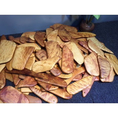 崖柏刮痧板面部美容凉山料脸部腿部背部颈部全身用按摩波纹刮沙片图3