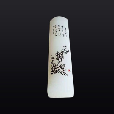 梅花玉印章纸镇天然玉石摆件 文房珍品创意办公礼品现货批发图2