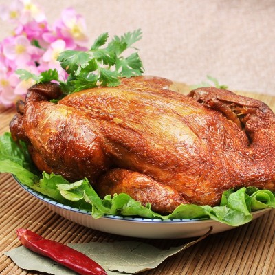 南农烧鸡500g/整只南京特产扒鸡手撕烤肉类熟食卤味真空包装图2