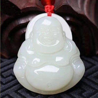 批发玉器阿富汗白玉观音吊坠 批发白玉观音佛挂件玉器图4
