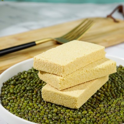 东北老式纯手工绿豆糕营养早餐办公室零食绿豆饼糕点传统零食图3