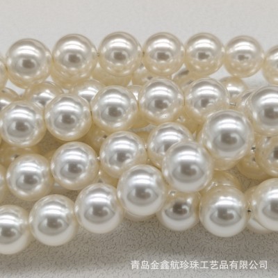 厂家供应水晶玻璃全孔珍珠 650色正圆玻璃仿珍珠手链项链DIY配件图2