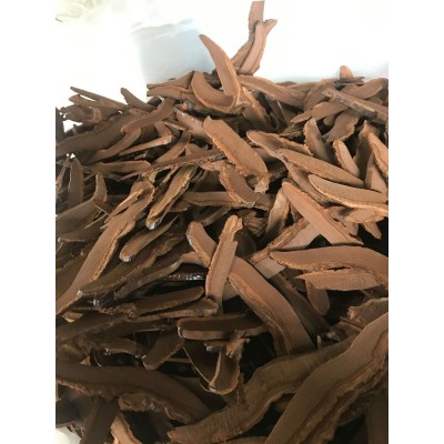 产地直销 林下仿野生段木种植 紫灵芝切片 黑灵芝片 量大价优图2