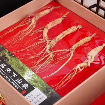 东北特产长白山五宝礼盒人参鹿茸灵芝切片煲汤泡酒批发诚招代理图3
