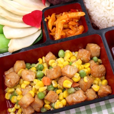 学子膳滑油鸡丁外卖便当快餐团餐食堂食材冷冻半成品宫保鸡丁20斤图3