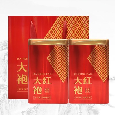 特级罐装乌龙茶武夷岩茶 源头厂家批发大红袍茶叶礼盒装高档送人图5