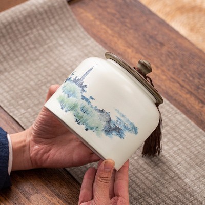 武夷岩茶大红袍茶叶礼盒装330克木盒瓷罐特级年货礼品可印 LOGO图3