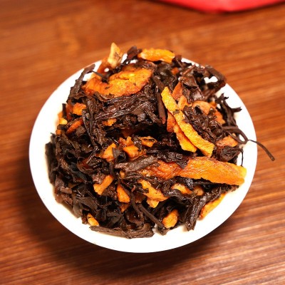 陈皮熟普洱茶桔皮普洱熟茶云南普洱茶熟茶茶饼工艺品茶叶厂家批发图4