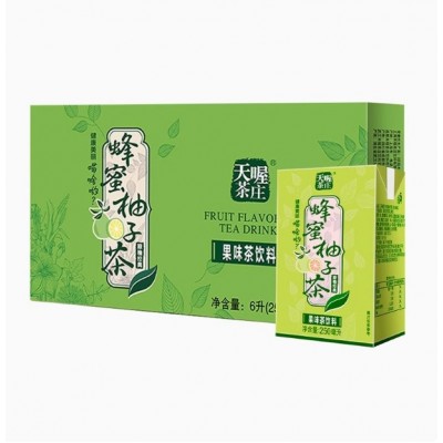 天喔茶庄蜂蜜柚子茶250ml*24盒 果汁饮料果味茶饮料